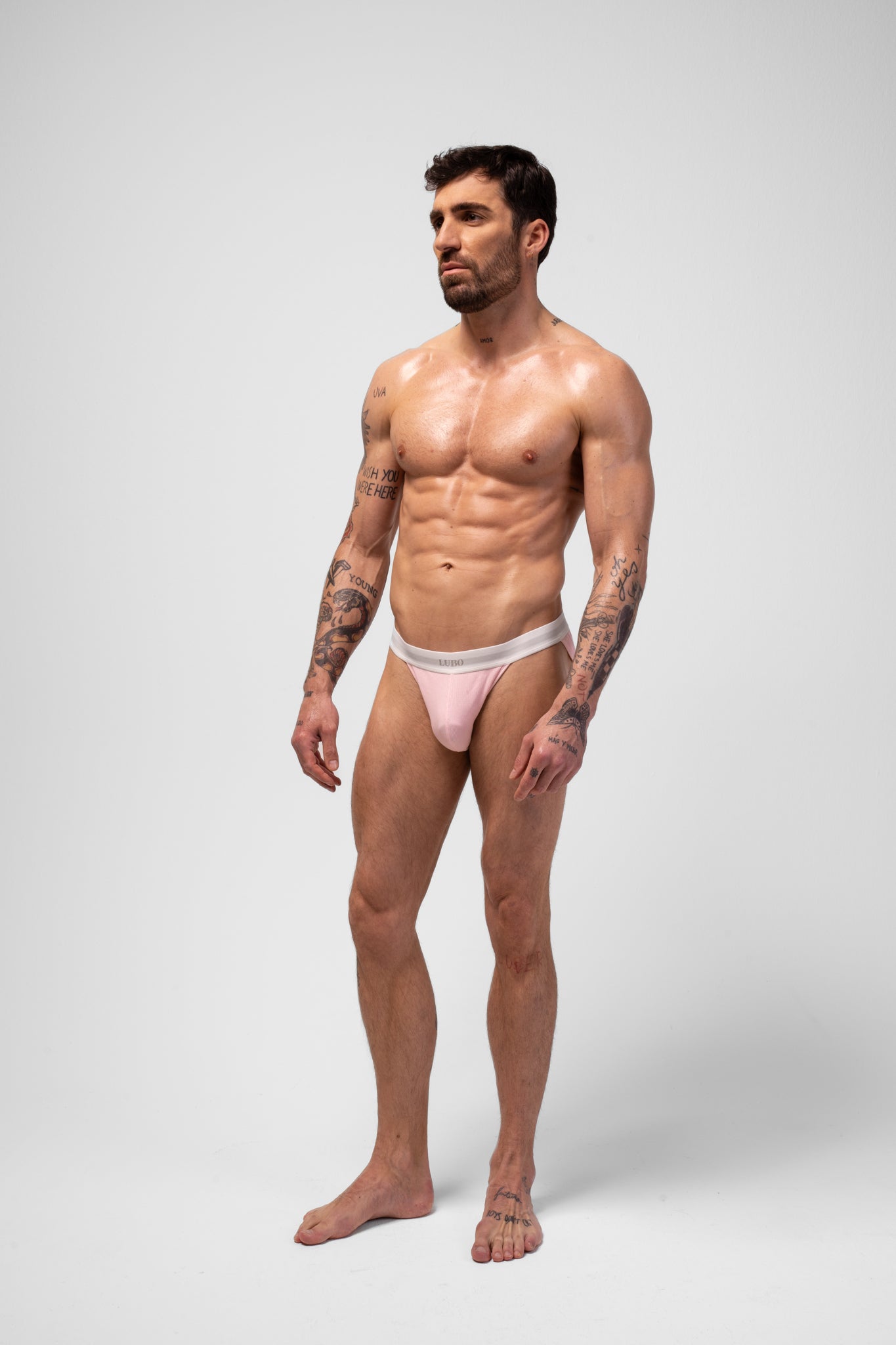 ORIGINAL RIBBED BRIEF - PINK