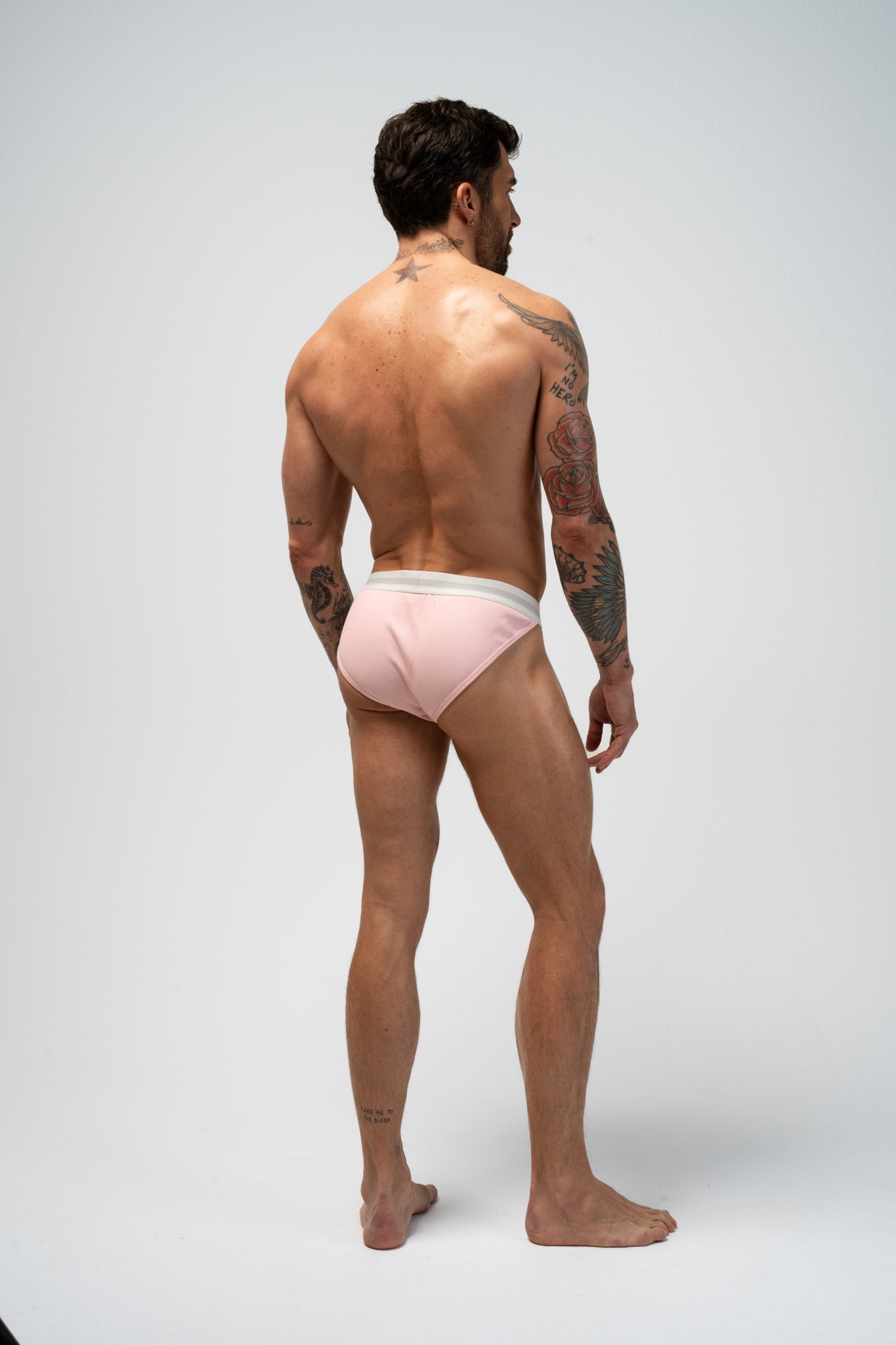 ORIGINAL RIBBED BRIEF - PINK