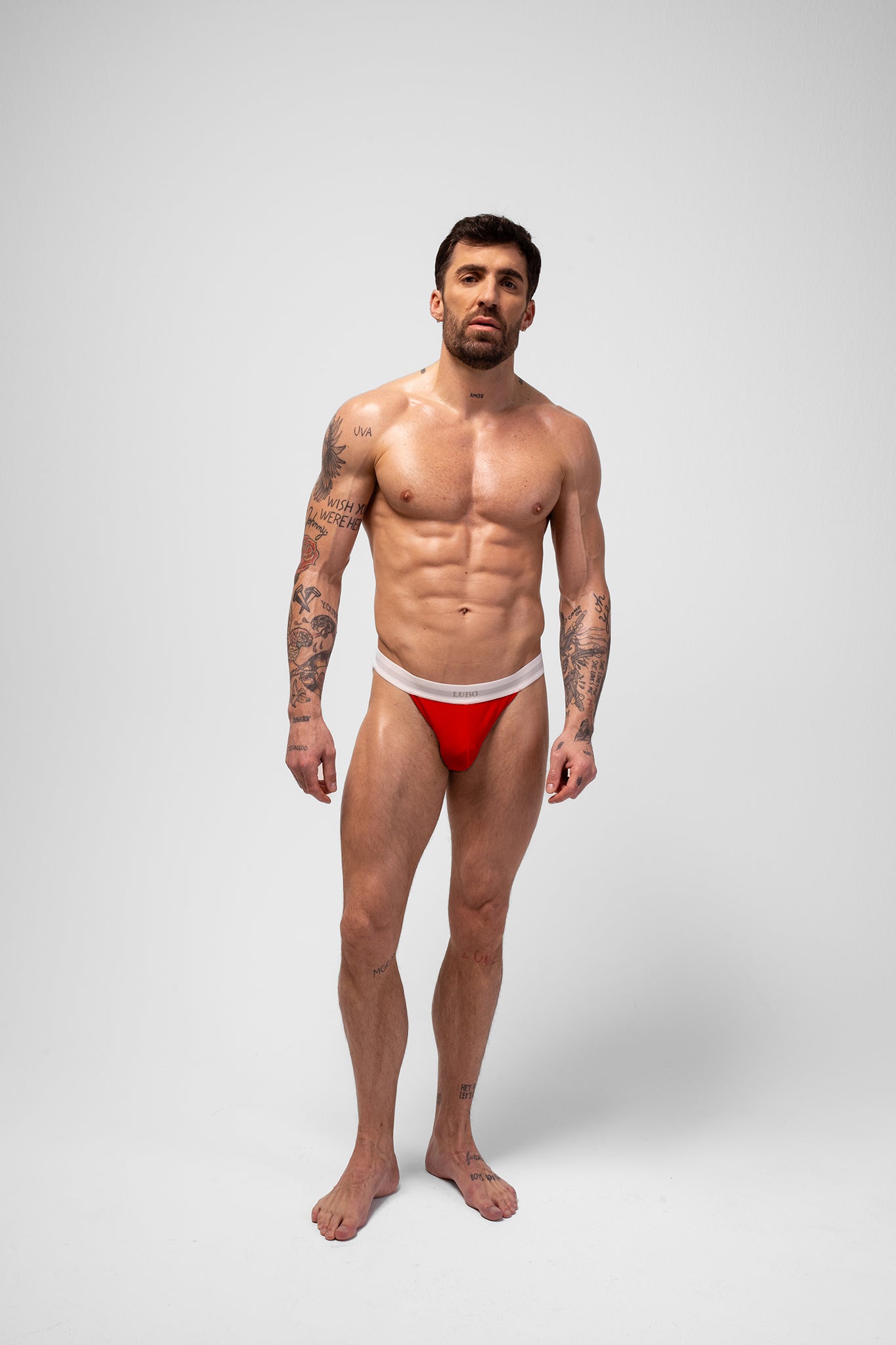 ORIGINAL RIBBED BRIEF - RED