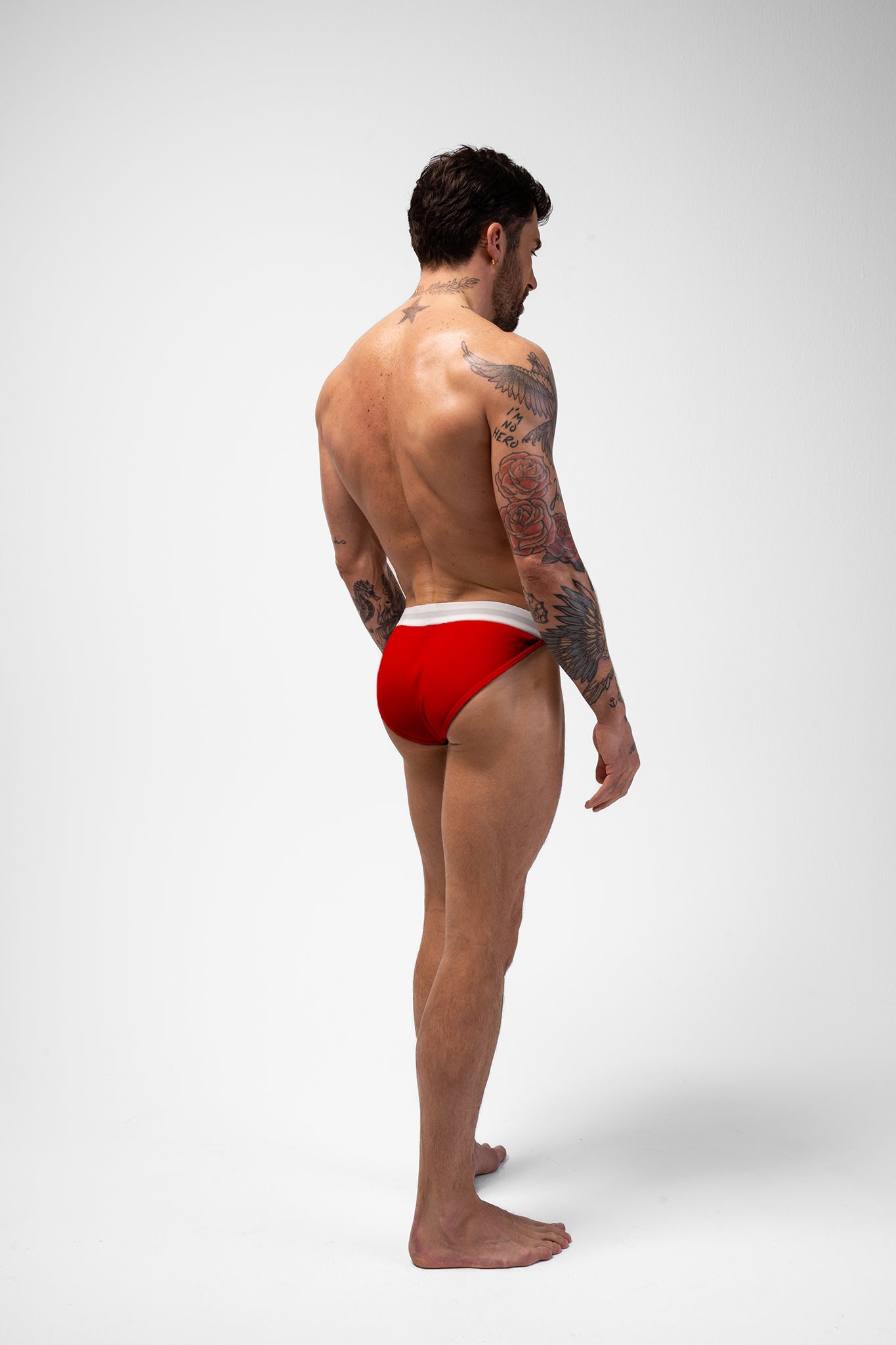 ORIGINAL RIBBED BRIEF - RED